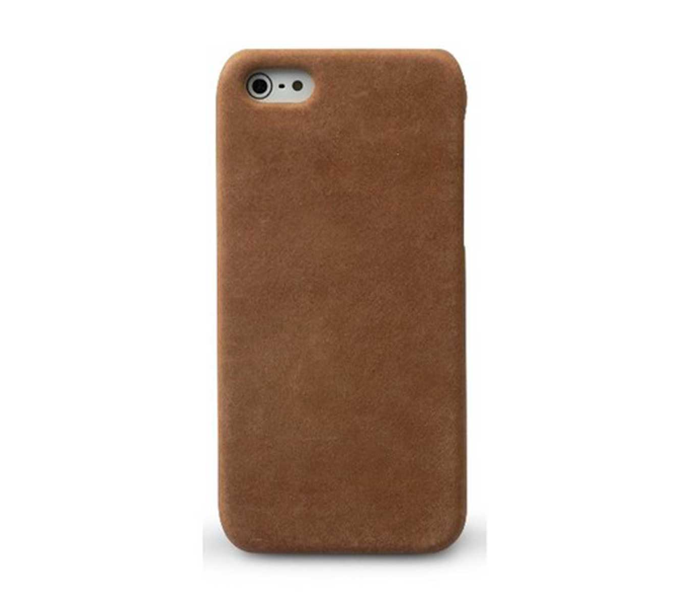 Чехол-накладка Zenus Prestige Vintage Bar для iPhone 5/5s/SE, натуральная  кожа, коричневый по выгодной цене – купить в MacTime