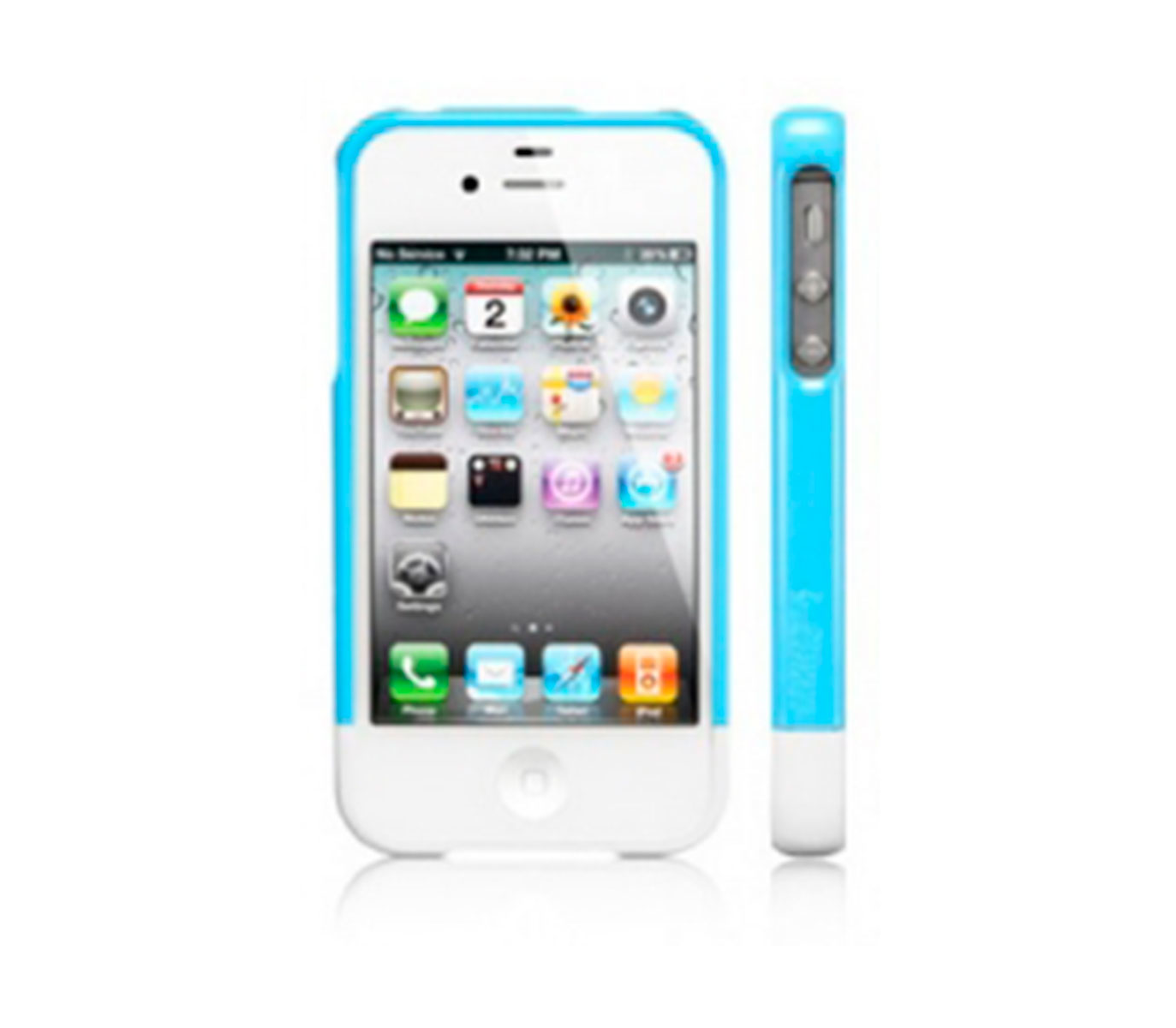 Чехол-крышка SGP Linear Mini Series для iPhone 4/4S, голубой (Tender Blue)  по выгодной цене – купить в MacTime