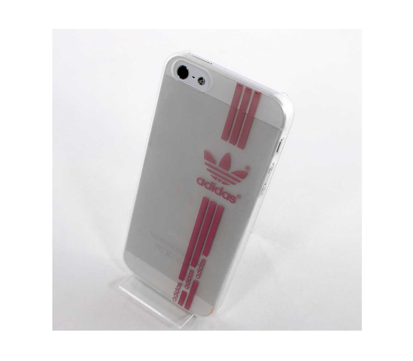 Чехол-накладка adidas X для iPhone 5/5s/SE, поликарбонат, красный /  прозрачный по выгодной цене – купить в MacTime