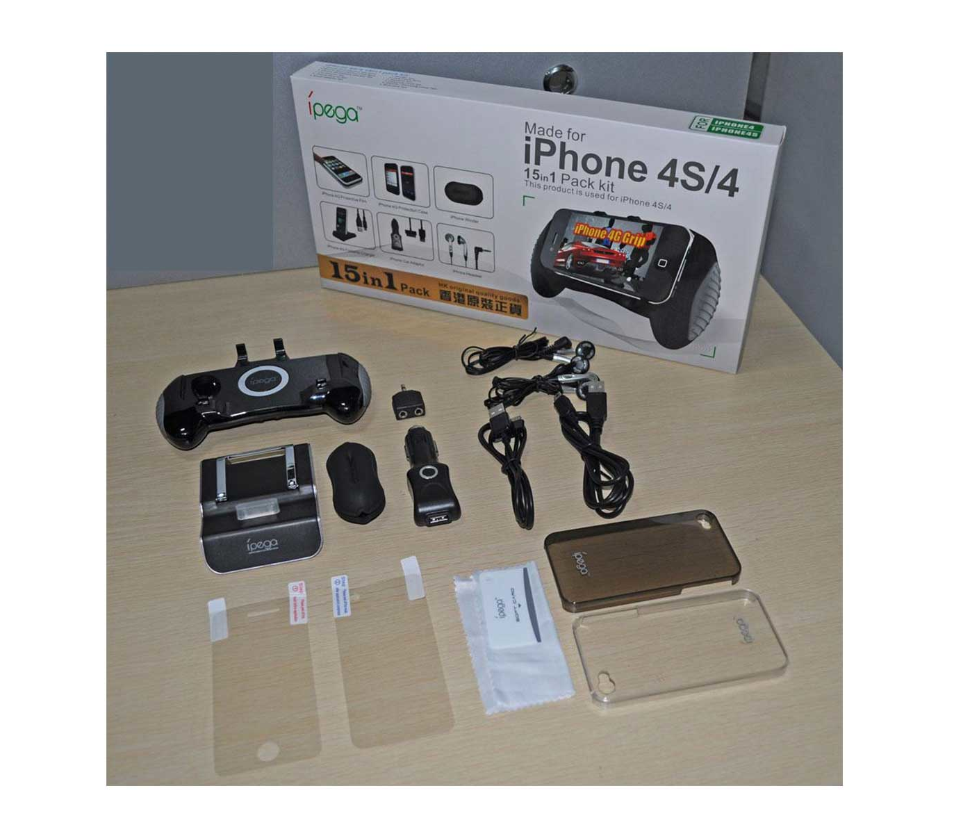 Набор чехлов и аксессуаров для iPhone 4G/4S Pack Kit 15 in 1 по выгодной  цене – купить в MacTime