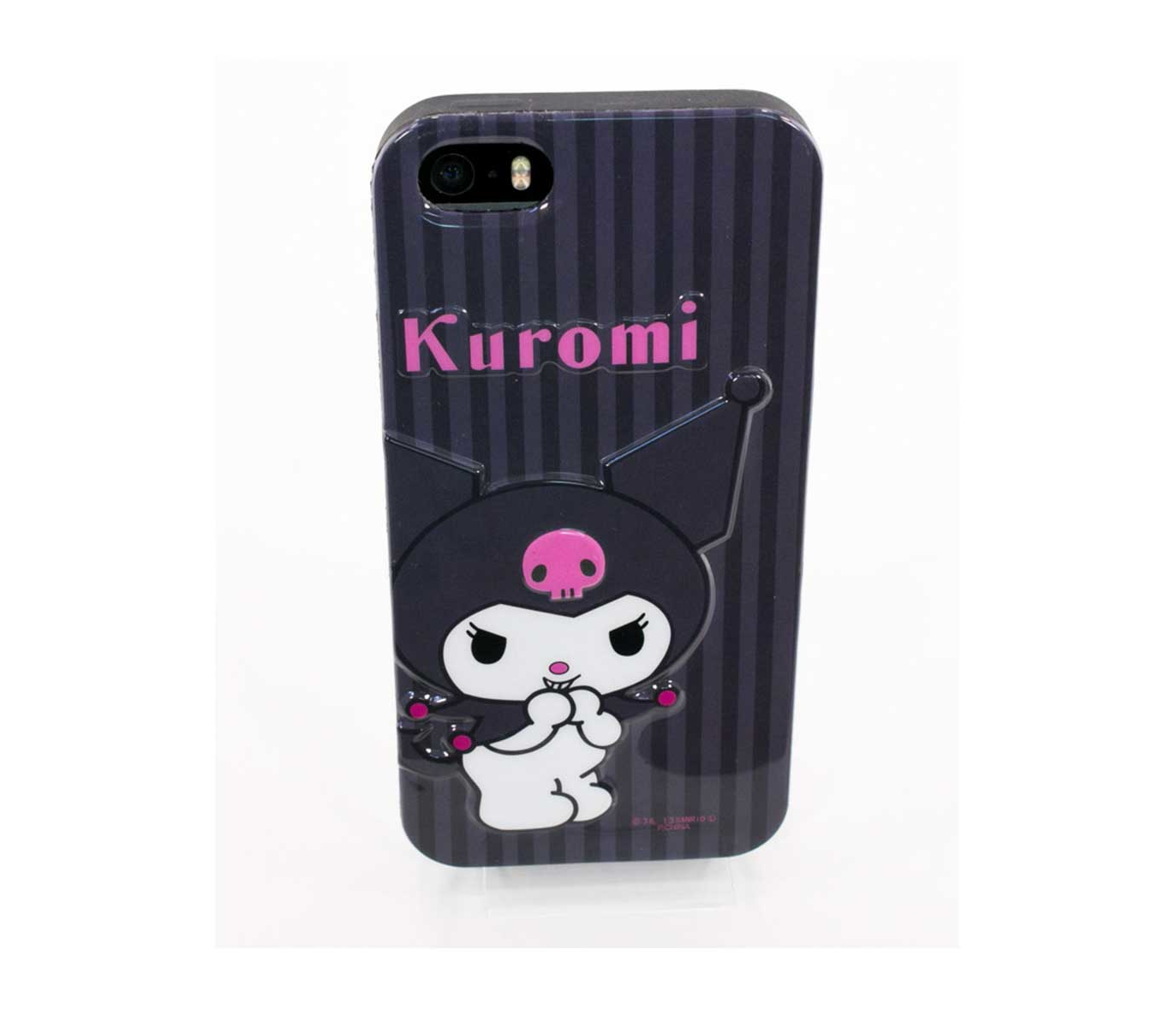 Чехол-накладка Disney series Kuromi для iPhone 5/5s/SE, силикон, розовый /  чёрный по выгодной цене – купить в MacTime