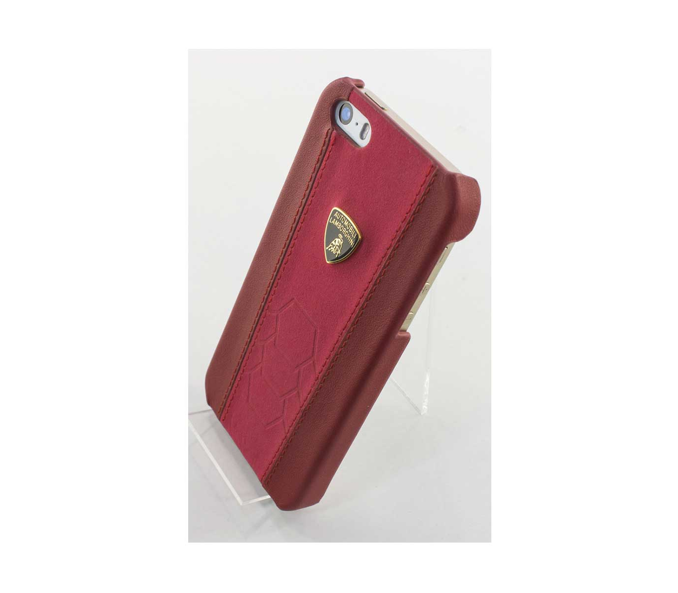 Чехол-накладка Lamborghini Murcielago для iPhone 5/5s/SE, поликарбонат,  бордовый по выгодной цене – купить в MacTime