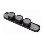 Фото держатель проводов Baseus Peas Cable Clip, черного цвета