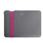 Фото чехла Acme Sleeve Skinny для MacBook Pro 15, серый/розовый