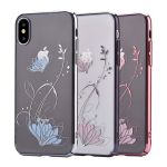 фото товара Чехол Devia Crystal Lotus для iPhone X, розовое золото