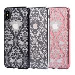 фото товара Чехол Devia Crystal Baroque для iPhone X, розовое золото