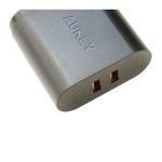 Сетевое зарядное устройство AUKEY, 2 порта, Qualcomm Quick Charge 3.0, черный, PA-T16