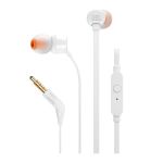 фото товара Гарнитура с наушниками-вкладышами JBL T110 (JBLT110WHT) белый