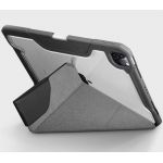 Чехол-книжка Uniq Trexa Anti-microbial для iPad Pro 11, полиуретан / поликарбонат, прозрачный / чёрный - фото 2