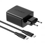 СЗУ ACEFAST A13 PD 65W 3USB (USB-C+USB-C+USB-A) + кабель Type-C to Type-C (черный) - фото 3