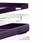 Elago для iPhone 14 Pro Max чехол Soft silicone (Liquid) Темно фиолетовый - фото 3