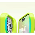 lago для iPhone 14 Pro Max чехол Soft silicone (Liquid) Неоновый желтый - фото 4
