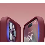 Elago для iPhone 14 Pro Max чехол Soft silicone (Liquid) Бургундия - фото 4