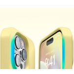 Elago для iPhone 14 Pro чехол Soft silicone (Liquid) желтый - фото 4