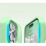 Elago для iPhone 14 Pro Max чехол Soft silicone (Liquid) Пастельно-зеленый - фото 4