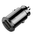 Автомобильное зарядное устройство Baseus АЗУ Grain car charger 2USB 3.1A черный - фото 5