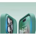 Elago для iPhone 14 Pro чехол Soft silicone (Liquid) Полуночный зеленый - фото 4