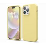 Elago для iPhone 14 Pro Max чехол Soft silicone (Liquid) желтый - фото 1