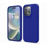 Elago для iPhone 14 Pro чехол Soft silicone (Liquid) Синий кобальт - фото 1