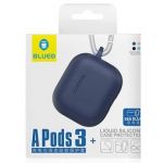 Чехол BlueO для AirPods 3 Soft silicone Темно синий - фото 4