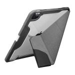 Чехол-книжка Uniq Trexa Anti-microbial для iPad Pro 11, полиуретан / поликарбонат, прозрачный / чёрный - фото 3