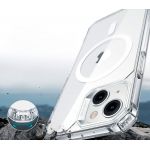 Чехол-накладка Air Armor с MagSafe и HaloLock для iPhone 14 Pro Max, полиуретановый (TPU), противоударный, прозрачный - фото 2