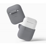 Чехол силиконовый Elago для AirPods Silicone case Средний серый - фото 2