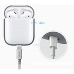 Чехол силиконовый Elago для AirPods Silicone case Средний серый - фото 4