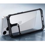 Чехол-накладка ESR Air Armor для iPhone 13/14, полиуретан (TPU), противоударный, чёрный / прозрачный - фото 4
