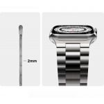 Ремешок Elago для Apple Watch 44/45 mm Metal Band серебро - фото 3