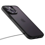 Чехол-накладка SPIGEN ULTRA HYBRID IPHONE 14 PRO MAX FROST BLACK - фото 5
