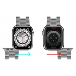 Ремешок Elago для Apple Watch 44/45 mm Metal Band серебро - фото 4