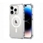 Чехол-накладка Air Armor с MagSafe и HaloLock для iPhone 14 Pro Max, полиуретановый (TPU), противоударный, прозрачный - фото 1