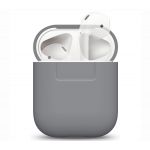 Чехол силиконовый Elago для AirPods Silicone case Средний серый - фото 1