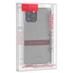 Чехол-накладка Hoco Light Series для iPhone 14 Pro Max, полиуретан (TPU), чёрный прозрачный - фото 4