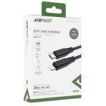 Кабель ACEFAST C3-01 30W PD Type-C to Lightning MFI 1.2m (черный) - фото 5