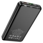 Внешний аккумулятор HOCO Q9 Shell PD20W+QC3.0 10000mAh (чёрный) - фото 4