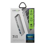 Разветвитель EnergEA AluHUB MACPRO 2 Dual USB-C Multiport HUB Thunderbolt 3 серый - фото 6