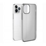Чехол-накладка Hoco Light Series для iPhone 14 Pro Max, полиуретан (TPU), чёрный прозрачный - фото 1