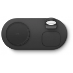 Беспроводное СЗУ Uniq Aereo Mag 3-in-1 magnetic wireless 15W +adapter, серый - фото 2