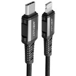 Кабель ACEFAST C1-01 USB-C - Lightning, 1.2m (черный) - фото 3