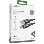 Кабель ACEFAST C1-04 USB-A to USB-C 1.2m (черный) - фото 5