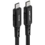 Кабель ACEFAST C4-03 Aluminum 100W Type-C to Type-C нейлон 1.8m (черный) - фото 4
