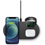 Беспроводное СЗУ Uniq Aereo Mag 3-in-1 magnetic wireless 15W +adapter, серый - фото 3