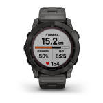Умные часы Garmin FENIX 7 Sapphire Solar титановый угольно-серый DLC с угольно-серым титановым DLC б - фото 8