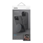 Uniq для iPhone 14 Pro Max чехол NOVO with magnetic grip серый - фото 7