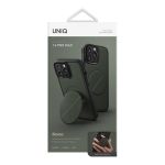 Uniq для iPhone 14 Pro Max чехол NOVO with magnetic grip зеленый - фото 7