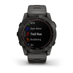 Умные часы Garmin FENIX 7 Sapphire Solar титановый угольно-серый DLC с угольно-серым титановым DLC б - фото 9