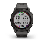 Умные часы Garmin FENIX 7 Sapphire Solar титановый угольно-серый DLC с угольно-серым титановым DLC б - фото 11