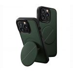 Uniq для iPhone 14 Pro Max чехол NOVO with magnetic grip зеленый - фото 1